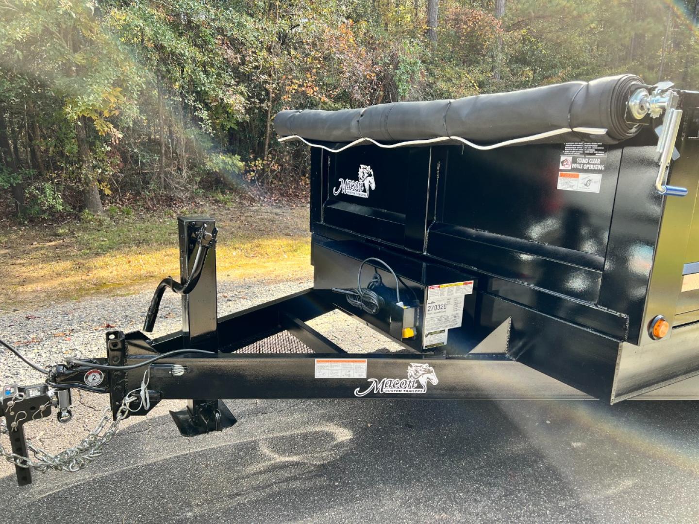 2024 Black Hawke 7ft X 14ft Tandem , located at 1330 Rainey Rd., Macon, 31220, (478) 960-1044, 32.845638, -83.778687 - Photo#3