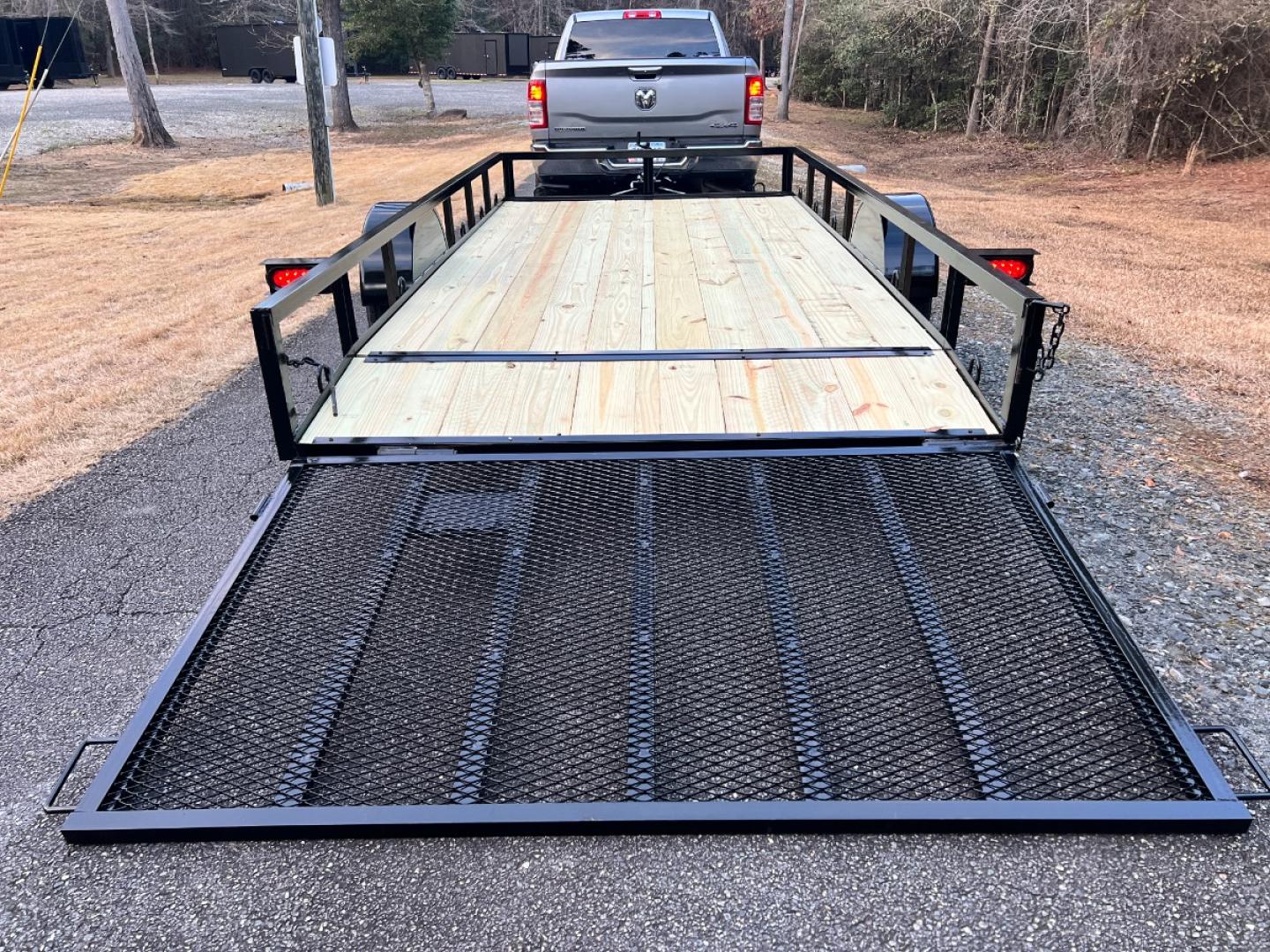 2024 Black Macon Custom Trailers 6.5ft X 14ft Utility , located at 1330 Rainey Rd., Macon, 31220, (478) 960-1044, 32.845638, -83.778687 - 6ft 6" Wide X 14ft Long Utility Trailer is Really Loaded Out! 24" Beavertail Floor at the Rear, Makes it Easy to Load! Haul Lawn Tractor, Lawn Mowers, Landscaping Equipment, Water Tanks, ATV's, Etc. 3,500 lb Axle, 7 Pin Connector Heavy Duty with 2" X 3" Angle Iron Floor Joists! Most Companies - Photo#13