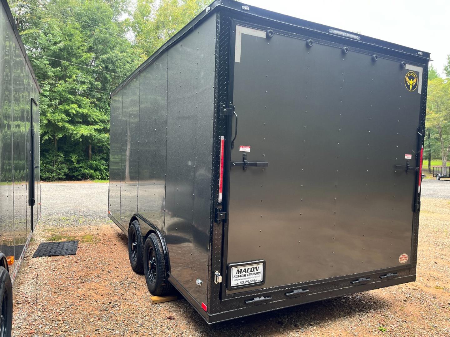 2024 .080 Charcoal Elite Cargo 8.5ft X 16ft Tandem , located at 1330 Rainey Rd., Macon, 31220, (478) 960-1044, 32.845638, -83.778687 - Brand New 2024 Elite 8.5ft X 16ft Tandem Enclosed Cargo Trailer! Made by Elite Trailers, in Tifton, Ga! Larger 5k lb Axles! This is the Best Quality Trailer Built Today, in Georgia! .080 Thick Charcoal Metallic Skin, with the Black Out Pkg Trim! One Piece Rubber Roof, on top of 7/16" OSB, for a - Photo#5