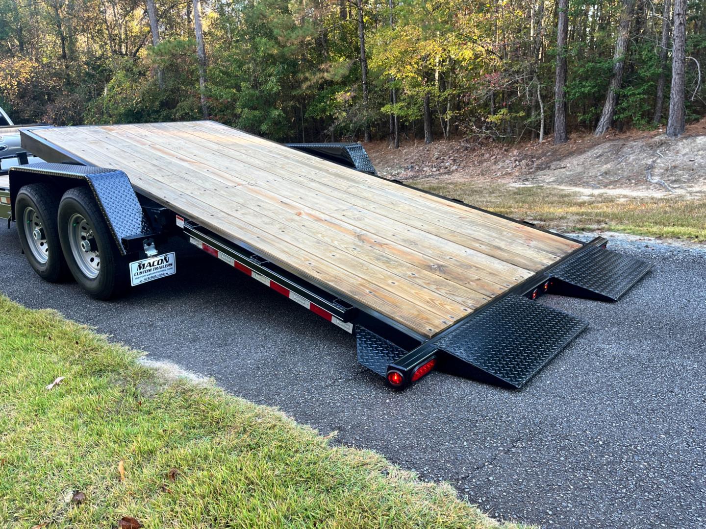 2023 Black Kaufman Trailers 7ft X 22ft Tilt Bed , located at 1330 Rainey Rd., Macon, 31220, (478) 960-1044, 32.845638, -83.778687 - Brand New 2023 Model "Top of the Line" Kaufman Brand 7ft X 22ft Includes the 14ft Tilt Bed at Rear! 8ft Fixed Front Deck! 7 Ton Tilt Bed Flatbed BobCat & Equipment Trailer! Haul Your Truck, Tractor, BobCat, Mini-Excavator, UTV's, ATV's Etc. Tandem 7,000lb Dexter Axles, Electric Brakes on Both Ax - Photo#9