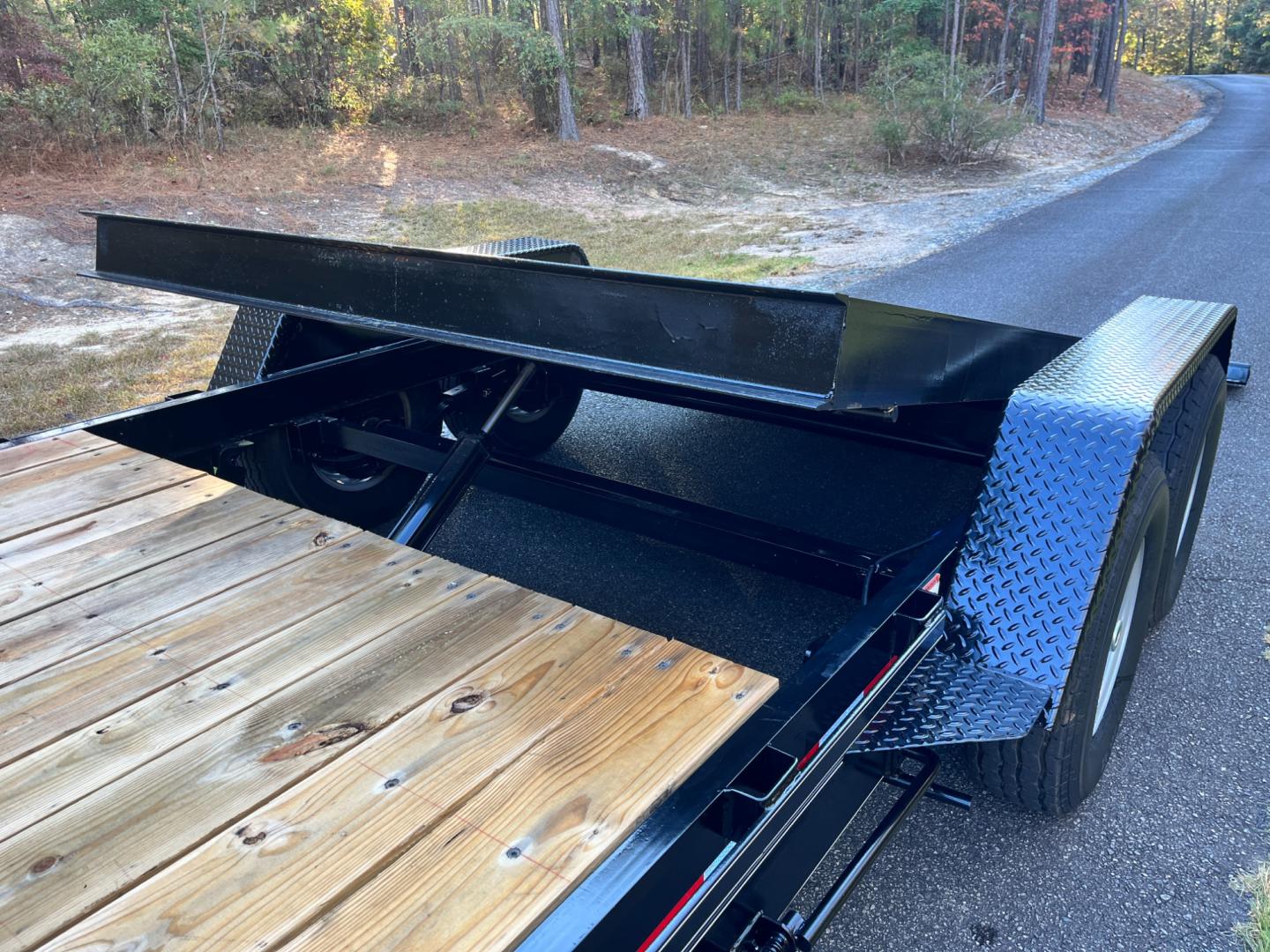 2023 Black Kaufman Trailers 7ft X 22ft Tilt Bed , located at 1330 Rainey Rd., Macon, 31220, (478) 960-1044, 32.845638, -83.778687 - Brand New 2023 Model "Top of the Line" Kaufman Brand 7ft X 22ft Includes the 14ft Tilt Bed at Rear! 8ft Fixed Front Deck! 7 Ton Tilt Bed Flatbed BobCat & Equipment Trailer! Haul Your Truck, Tractor, BobCat, Mini-Excavator, UTV's, ATV's Etc. Tandem 7,000lb Dexter Axles, Electric Brakes on Both Ax - Photo#13