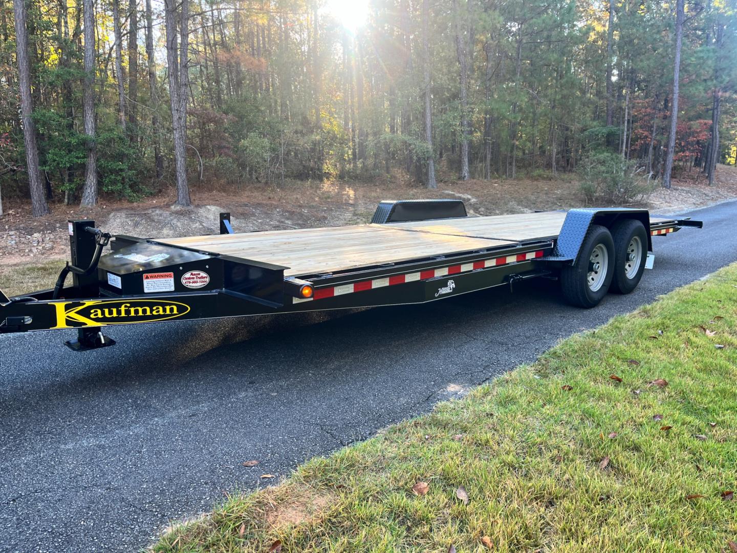 2023 Black Kaufman Trailers 7ft X 22ft Tilt Bed , located at 1330 Rainey Rd., Macon, 31220, (478) 960-1044, 32.845638, -83.778687 - Brand New 2023 Model "Top of the Line" Kaufman Brand 7ft X 22ft Includes the 14ft Tilt Bed at Rear! 8ft Fixed Front Deck! 7 Ton Tilt Bed Flatbed BobCat & Equipment Trailer! Haul Your Truck, Tractor, BobCat, Mini-Excavator, UTV's, ATV's Etc. Tandem 7,000lb Dexter Axles, Electric Brakes on Both Ax - Photo#16