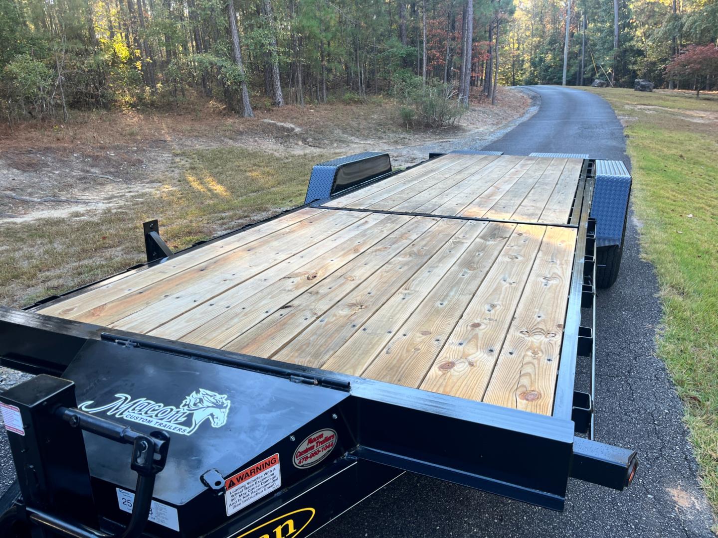 2023 Black Kaufman Trailers 7ft X 22ft Tilt Bed , located at 1330 Rainey Rd., Macon, 31220, (478) 960-1044, 32.845638, -83.778687 - Brand New 2023 Model "Top of the Line" Kaufman Brand 7ft X 22ft Includes the 14ft Tilt Bed at Rear! 8ft Fixed Front Deck! 7 Ton Tilt Bed Flatbed BobCat & Equipment Trailer! Haul Your Truck, Tractor, BobCat, Mini-Excavator, UTV's, ATV's Etc. Tandem 7,000lb Dexter Axles, Electric Brakes on Both Ax - Photo#3