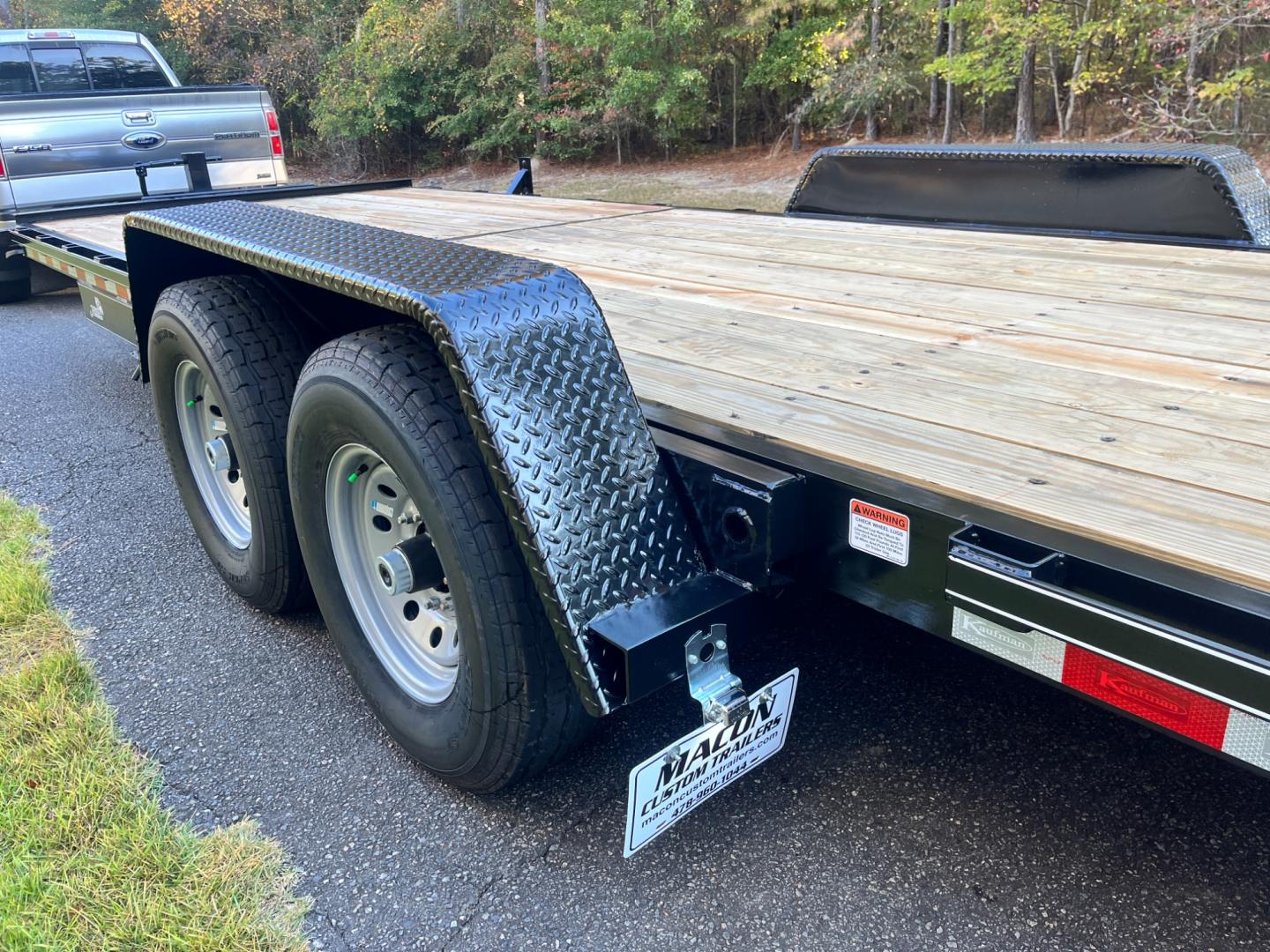 2023 Black Kaufman Trailers 7ft X 22ft Tilt Bed , located at 1330 Rainey Rd., Macon, 31220, (478) 960-1044, 32.845638, -83.778687 - Brand New 2023 Model "Top of the Line" Kaufman Brand 7ft X 22ft Includes the 14ft Tilt Bed at Rear! 8ft Fixed Front Deck! 7 Ton Tilt Bed Flatbed BobCat & Equipment Trailer! Haul Your Truck, Tractor, BobCat, Mini-Excavator, UTV's, ATV's Etc. Tandem 7,000lb Dexter Axles, Electric Brakes on Both Ax - Photo#5