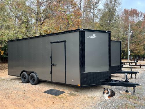 8.5ft X 20ft Tandem Elite Cargo Trailer, 7.5ft Tall w/Finished Wood Ceiling!