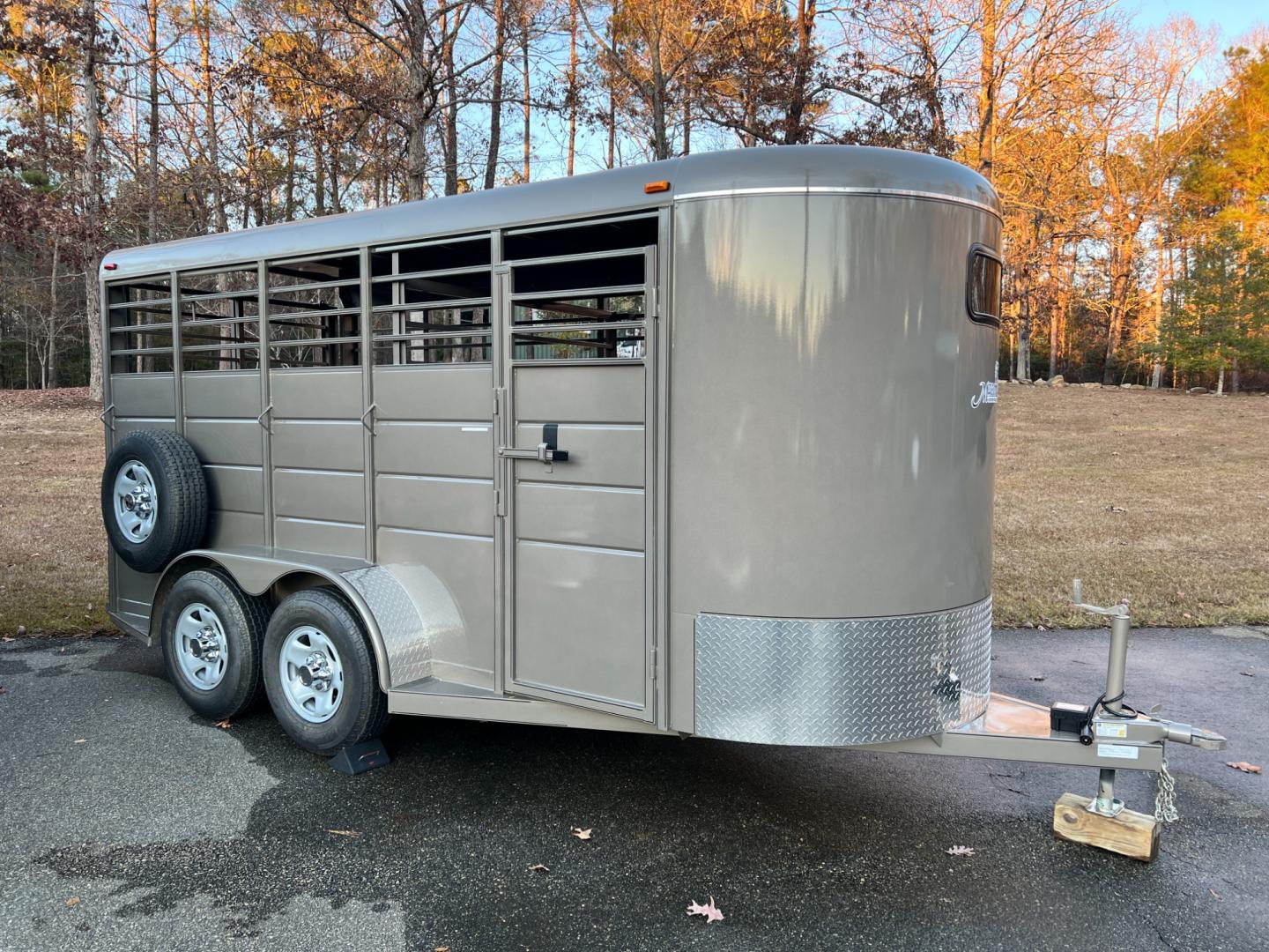 2025 Pewter Metallic Calico 6ft X 16ft Livestock & 7ft Tall , located at 1330 Rainey Rd., Macon, 31220, (478) 960-1044, 32.845638, -83.778687 - Photo#0