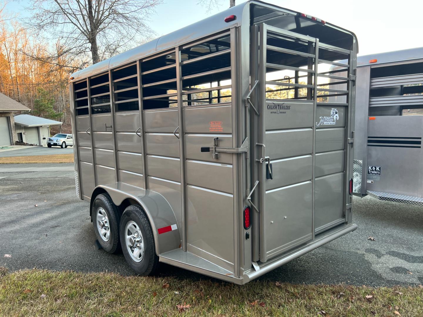 2025 Pewter Metallic Calico 6ft X 16ft Livestock & 7ft Tall , located at 1330 Rainey Rd., Macon, 31220, (478) 960-1044, 32.845638, -83.778687 - Photo#5