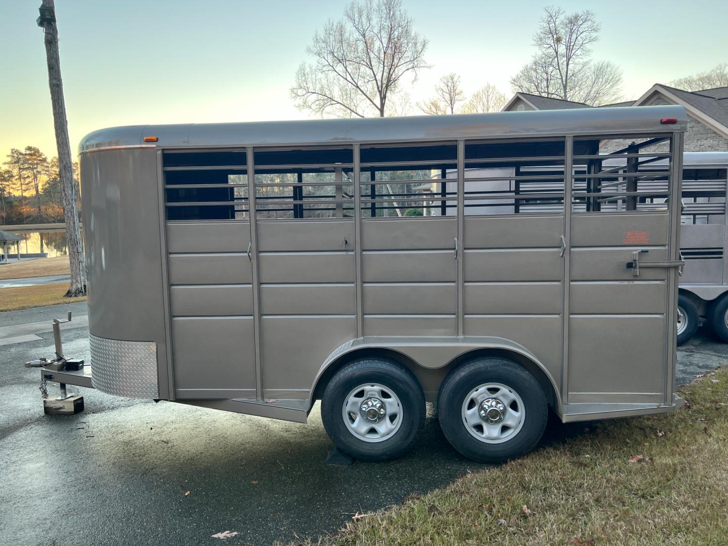 2025 Pewter Metallic Calico 6ft X 16ft Livestock & 7ft Tall , located at 1330 Rainey Rd., Macon, 31220, (478) 960-1044, 32.845638, -83.778687 - Photo#6