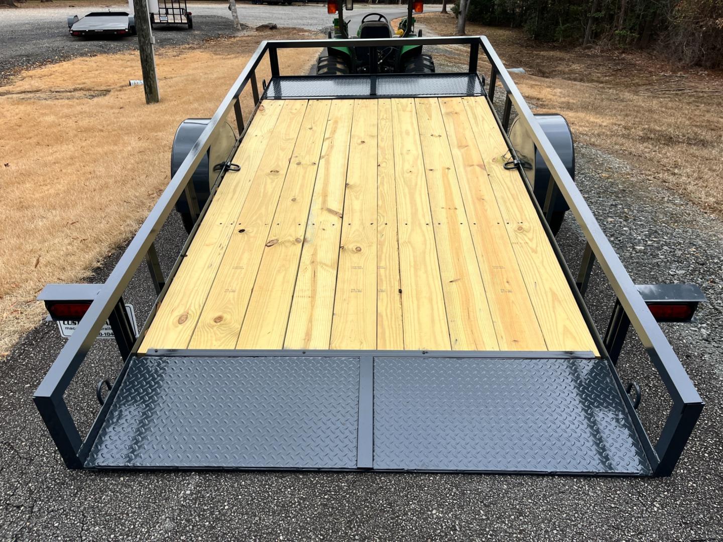 2023 Dark Gray Macon Custom Trailers 6ft X 12ft Tilt Bed , located at 1330 Rainey Rd., Macon, 31220, (478) 960-1044, 32.845638, -83.778687 - Photo#14