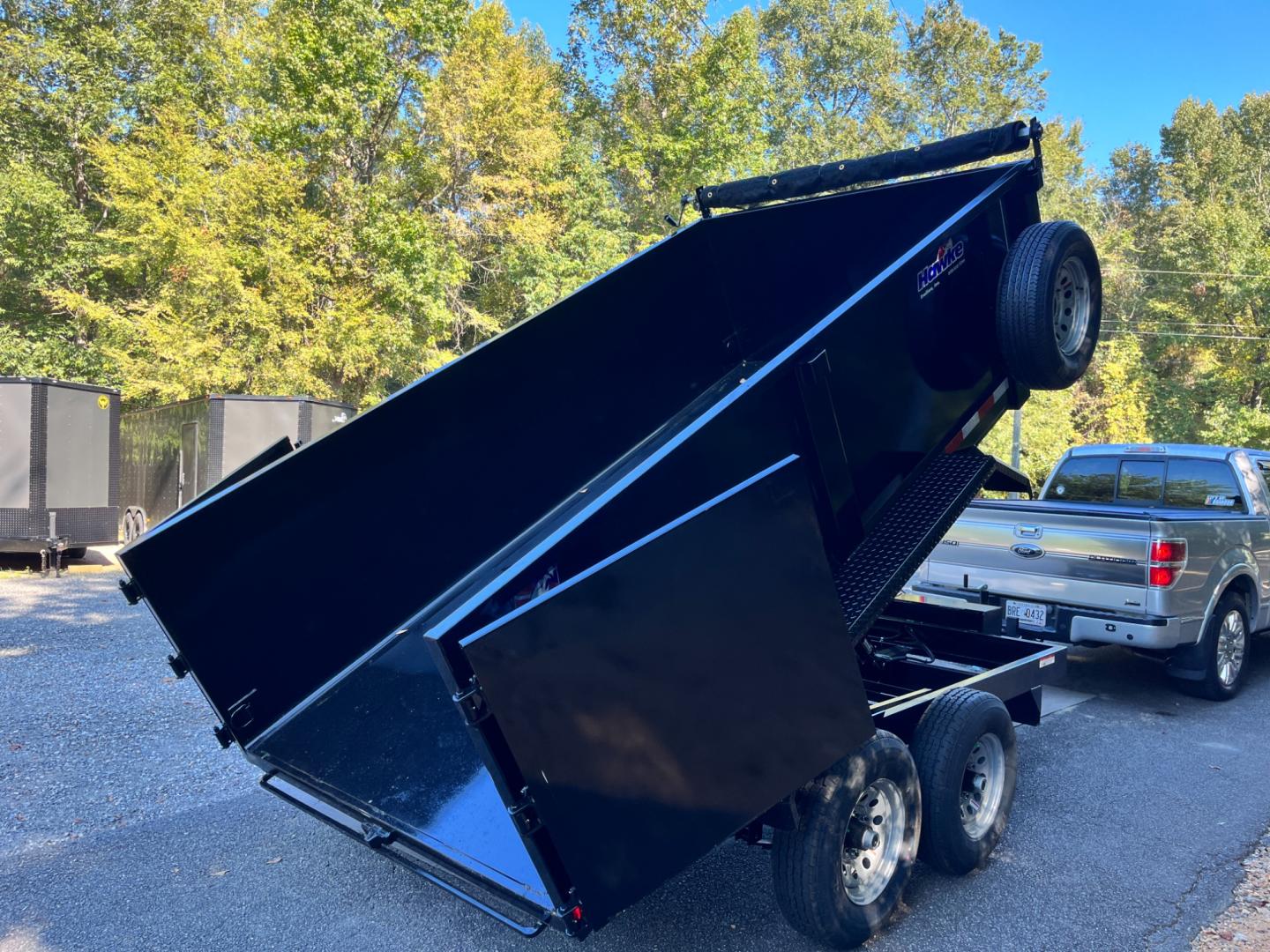 2023 Black Hawke 6ft X 12ft High Sided , located at 1330 Rainey Rd., Macon, 31220, (478) 960-1044, 32.845638, -83.778687 - Brand New 5 Ton 2023 Model Hawke Brand, 6ft X 12ft Dump Trailer! Hawke Dump Trailers are Really Awesome & Heavy Duty! This Fantastic Quality is Seen Everywhere You Look! Extra Height 36" Tall Solid Steel Plate Walls are Heavy Duty! Full Length Heavy Duty Tarp! 5 Ton Total Capacity, or 10,000lbs - Photo#16