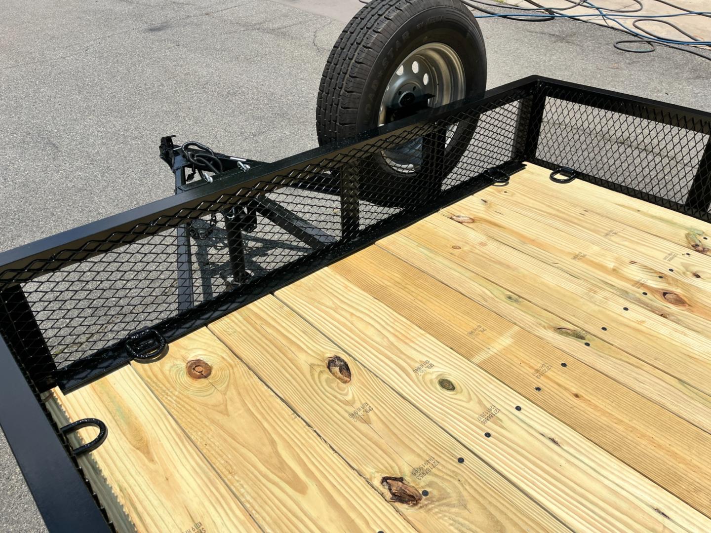 2024 Black Macon Custom Trailers 6ft X 12ft w/Beavertail , located at 1330 Rainey Rd., Macon, 31220, (478) 960-1044, 32.845638, -83.778687 - Photo#7