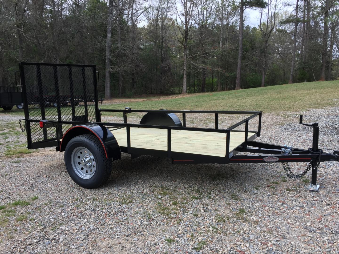 2024 Black Macon Custom Utility & Landscape , located at 1330 Rainey Rd., Macon, 31220, (478) 960-1044, 32.845638, -83.778687 - Deluxe 5ft Wide X 10ft Long Utility Trailer is Really Loaded Out! Brand New, 2024 Year Model Trailer! 24" Beavertail Floor at the Rear, Makes it Easy to Load! Haul Lawn Tractor, Lawn Mowers, Landscaping Equipment, Water Tanks, ATV's, Etc. 3,500 lb Axle, 7 Pin Connector Heavy Duty with 2" X 3" - Photo#0