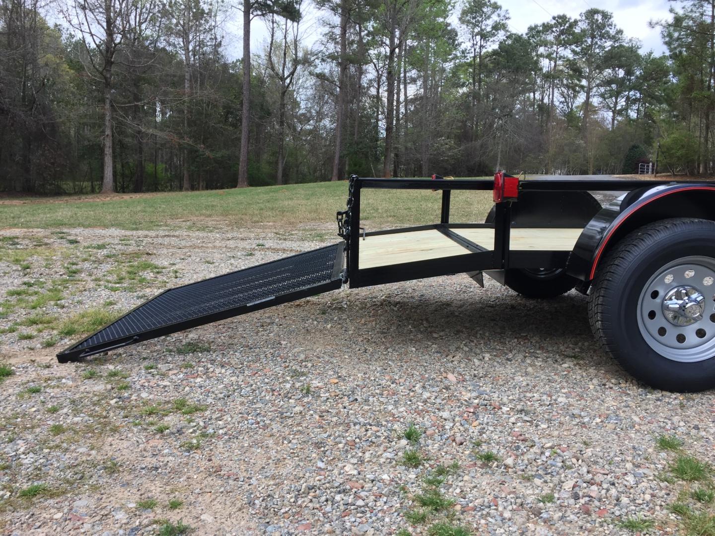 2024 Black Macon Custom Utility & Landscape , located at 1330 Rainey Rd., Macon, 31220, (478) 960-1044, 32.845638, -83.778687 - Deluxe 5ft Wide X 10ft Long Utility Trailer is Really Loaded Out! Brand New, 2024 Year Model Trailer! 24" Beavertail Floor at the Rear, Makes it Easy to Load! Haul Lawn Tractor, Lawn Mowers, Landscaping Equipment, Water Tanks, ATV's, Etc. 3,500 lb Axle, 7 Pin Connector Heavy Duty with 2" X 3" - Photo#8