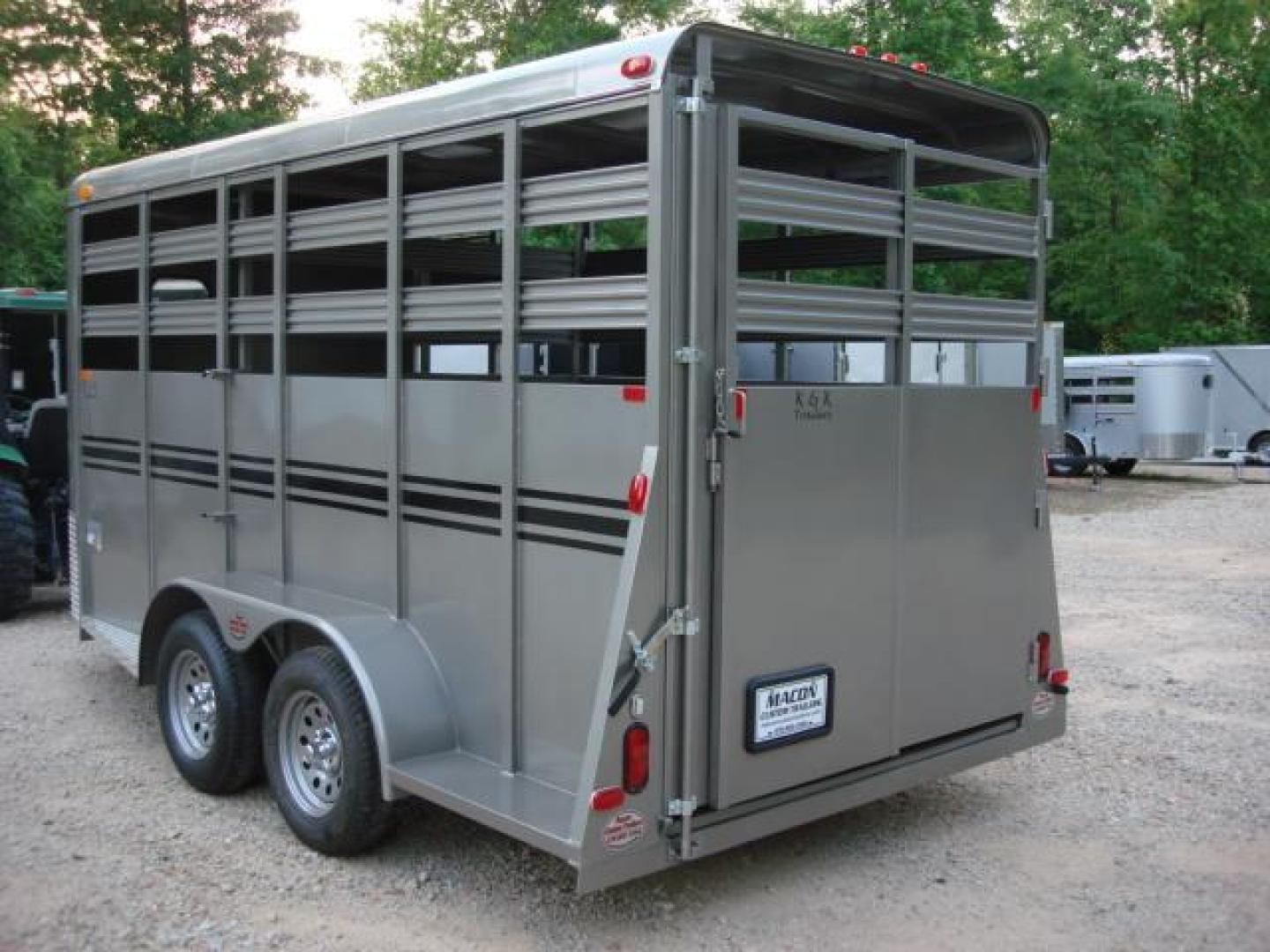 2022 Pewter Metallic! Bee Trailers Horse & Livestock , located at 1330 Rainey Rd., Macon, 31220, (478) 960-1044, 32.845638, -83.778687 - This Trailer is on Order Now! Brand New 4 Horse & Livestock Trailer 7ft Tall with Mats Made by Bee Trailers, in South, Georgia! Haul Up to 4 Horses in Style! 7ft Tall Interior Height for Hauling Horses, Cows, Goats, Pigs, Sheep, Whatever! 6ft X 16ft is the Perfect Size. Haul All Your Animals W - Photo#2